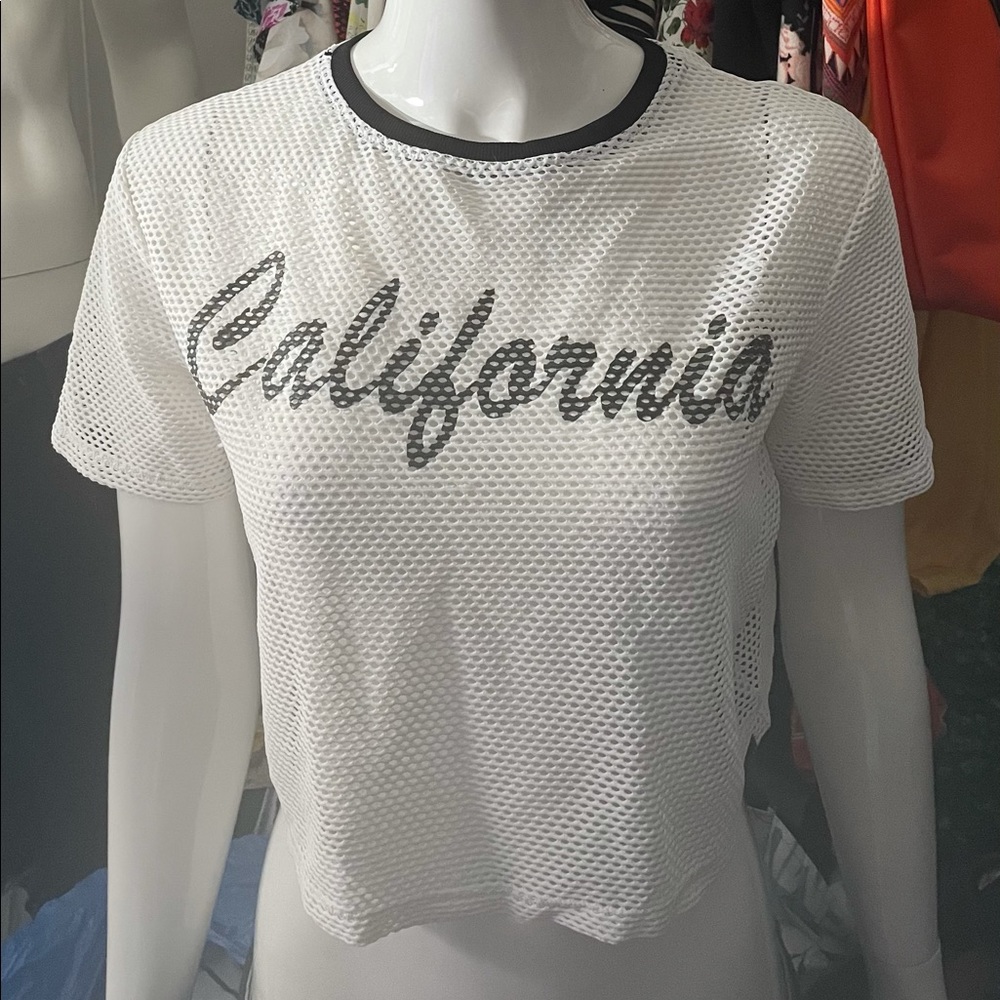 California Print Crop Top